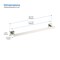 Kibi Blaze 18 inch Bathroom Towel Bar KBA1605BN - alternate 7